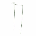 MIDWEST AIR TECHNOLOGIES Plant Support, Half-Round, Green Coated Steel, 12-In. LAWN & GARDEN MIDWEST AIR TECHNOLOGIES