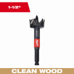 MILWAUKEE ELECTRIC TOOL CORP Switchblade Self Feed Wood Drill Bit, 1-1/2 x 6.5 In. TOOLS MILWAUKEE ELECTRIC TOOL CORP