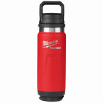 MILWAUKEE ELECTRICAL TO Milwaukee Packout 48-22-8396R Insulated Water Bottle, 24 oz, Metal, Red HOUSEWARES MILWAUKEE ELECTRICAL TO