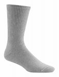 WIGWAM MILLS INC Cushioned Crew Sock, Grey Cotton, Medium