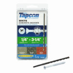ITW BRANDS 1/4" x 3-1/4" PHILIPS FLAT HEAD White ULTRASHIELD SCREW ANCHOR 75-Ct. HARDWARE & FARM SUPPLIES ITW BRANDS
