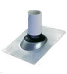 HERCULES Hercules No-Calk Series 11841 Roof Flashing, 12-1/2 in OAL, Galvanized Steel, 9 in OAW PLUMBING, HEATING & VENTILATION HERCULES