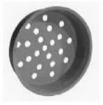 ADVANCED DRAINAGE SYSTEMS Drain Tube End Plug, Perforated, 4 In. PLUMBING, HEATING & VENTILATION ADVANCED DRAINAGE SYSTEMS