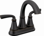 DELTA FAUCET CO Porter 2-Handle Center-Set Lavatory Faucet, Bronze