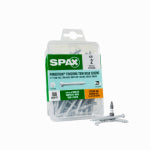 SPAX #8 x 2" Exterior / Interior Trim Head Wood & Finishing Project Screws White Powertrim Torx T-Star Plus (100 EA)