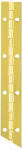 ASSA ABLOY AMERICAS RESIDENTIALI NC 1-1/6 x 12 In. Brass Continuous Hinge HARDWARE & FARM SUPPLIES ASSA ABLOY AMERICAS RESIDENTIALI NC