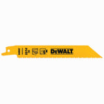 DEWALT DEWALT DW4845 Reciprocating Saw Blade, 3/4 in W, 6 in L, 10/14 TPI TOOLS DEWALT