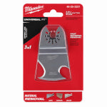 MILWAUKEE Milwaukee 49-25-2221 3-in-1 Multi-Cutter Scraper Blade, 2 in, 1-5/8 in D Cutting, Stainless Steel TOOLS MILWAUKEE