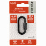 ASSA ABLOY AMERICAS RESIDENTIALI NC Quick Chain Link, Black, 3/16 In.