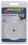 MASTER MAGNETICS Heavy Duty Round Base Magnet, 65 Lb. Pull