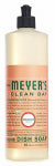 MRS MEYERS Mrs. Meyer's 13103 Biodegradable Dish Soap, 16 oz, Liquid, Geranium, Colorless CLEANING & JANITORIAL SUPPLIES MRS MEYERS