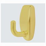 ASSA ABLOY AMERICAS RESIDENTIALI NC Snap Wall Hook, Brass, 50-Lb. Load