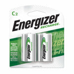 ENERGIZER BATTERY Energizer NH35BP-2 Battery, 1.2 V Battery, 2500 mAh, C Battery, Nickel-Metal Hydride, Rechargeable ELECTRICAL ENERGIZER BATTERY