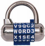 MASTER LOCK COMPANY Password Plus Combination Padlock