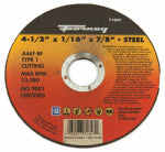 FORNEY Forney 71847 Cut-Off Wheel, 4-1/2 in Dia, 1/16 in Thick, 7/8 in Arbor, 46 Grit, Medium, Aluminum Oxide Abrasive TOOLS FORNEY