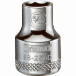 DEWALT DEWALT DWMT86256OSP Drive Hand Socket, 5/16 in Socket, 3/8 in Drive, 6-Point, Steel, Polished Chrome Vanadium TOOLS DEWALT