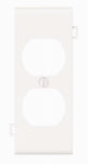 LEVITON MFG CO WHT DUPLEX CENTER PLATE
