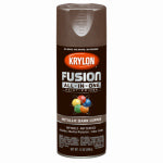 KRYLON DIVERSIFIED BRANDS Fusion All-In-One Spray Paint + Primer, Metallic Dark Copper, 12-oz. PAINT KRYLON DIVERSIFIED BRANDS