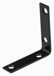 ASSA ABLOY AMERICAS RESIDENTIALI NC Corner Brace, Black, 2.5 x 5/8 In.