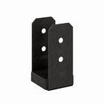 SIMPSON STRONG TIE Simpson Strong-Tie APVB44 Outdoor Accents�� Avant Collection��� ZMAX��, Black Powder-Coated Post Base for 4x4