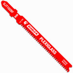 FREUD T-Shank Jigsaw Blade, Bi-Metal, For Plexiglass, 13 Tooth, 3-5/8-In., 5-Pk.