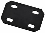 ASSA ABLOY AMERICAS RESIDENTIALI NC Mending Brace, Black Steel, 4.7 In.