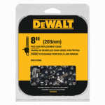 DEWALT DEWALT DWO1DT608 Pole Saw Chain, Low-Vibration Chain, 8 in L Bar, 3/8 in TPI/Pitch, 34-Link OUTDOOR LIVING & POWER EQUIPMENT DEWALT