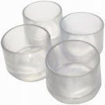 SHEPHERD HDWE. PROD., LLC. Elastomer Leg Tips, 7/8-In., Clear, Thermoplastic, 4-Pk HARDWARE & FARM SUPPLIES SHEPHERD HDWE. PROD., LLC.