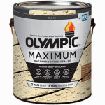OLYMPIC/PPG ARCHITECTURAL FIN Maximum Waterproofing Sealant, Exterior, Clear, 1-Gallon PAINT OLYMPIC/PPG ARCHITECTURAL FIN
