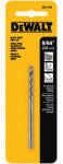 DEWALT DEWALT DW1110 Jobber Drill Bit, 5/32 in Dia, 3-1/8 in OAL, Parabolic Flute, 5/32 in Dia Shank, Round Shank TOOLS DEWALT