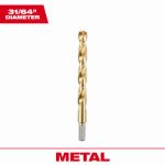 MILWAUKEE ELECTRIC TOOL CORP Thunderbolt Titanium Drill Bit, 31/64 In. TOOLS MILWAUKEE ELECTRIC TOOL CORP