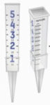 TAYLOR PRECISION PRODUCTS 5 In. Capacity Rain Gauge, Clear Plastic LAWN & GARDEN TAYLOR PRECISION PRODUCTS