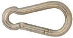 CAMPBELL CHAIN Campbell T7645006 Spring Snap Link, 0.26 in Snap Opening, 1.93 in L x 0.26 in W Dimensions, 1/4 in, 80 lb Working Load HARDWARE & FARM SUPPLIES CAMPBELL CHAIN