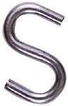 ASSA ABLOY AMERICAS RESIDENTIALI NC Open S Hook, Heavy-Duty, Steel, 2-1/2 In.