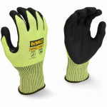 RADIANS INC Hi-Vis Nitrile Work Gloves, Oil and Water Resistant, Breathable, XL