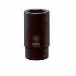 STANLEY TOOLS Metric Deep Impact Socket, 6-Point, 3/4 In. Drive, 32mm TOOLS STANLEY TOOLS