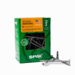 SPAX #10 x 3" Exterior Wafer Head Wood Deck Screws Construction Torx T-Star Plus (63 EA) 1 LB