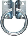 ASSA ABLOY AMERICAS RESIDENTIALI NC Hitching Ring with Plate, Zinc, 1-3/4 x 2-1/4 In. HARDWARE & FARM SUPPLIES ASSA ABLOY AMERICAS RESIDENTIALI NC