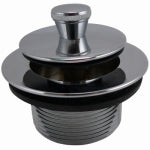 KEENEY Keeney K826-34PC Roller Ball Closure Assembly with Strainer, Metal, Polished Chrome, Specifications: 1-1/2 in Size PLUMBING, HEATING & VENTILATION KEENEY