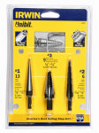 IRWIN INDUSTRIAL TOOL CO Unibit 3-Pc. Drill Set TOOLS IRWIN INDUSTRIAL TOOL CO