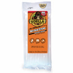 GORILLA Gorilla 3032002 Hot Glue Stick, Solid, Clear, 20 Pack TOOLS GORILLA
