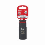 MILWAUKEE ELECTRIC TOOL CORP Shockwave SAE Deep-Well 6-Point Impact Socket, 1/2 In. Drive, 7/8 In. TOOLS MILWAUKEE ELECTRIC TOOL CORP