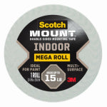 3M COMPANY Heavy-Duty Mounting Tape, Double-Sided, 1/2 x 80 In.