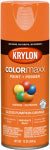 KRYLON Krylon K05532007 Enamel Spray Paint, 12 oz Can, 25 sq-ft Coverage Area, Solvent Base, Gloss, Pumpkin Orange PAINT KRYLON