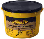 QUIKRETE Quikrete 1245-11 Anchoring Cement, Granular, Brown/Gray, 10 lb Pail PAINT QUIKRETE