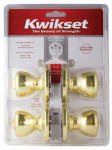 ASSA ABLOY AMERICAS RESIDENTIALINC. Security 2-Pack Tylo Entry Lockset, Brass HARDWARE & FARM SUPPLIES ASSA ABLOY AMERICAS RESIDENTIALINC.