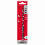 MILWAUKEE Milwaukee SHOCKWAVE 48-20-9021 Drill Bit with Power Tip, 3/8 in Dia, 6 in OAL, Wide Flute, 1/4 in Dia Shank, Hex Shank TOOLS MILWAUKEE