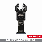 MILWAUKEE Milwaukee 49-25-1239 Blade, 1-3/8 in, 1-5/8 in D Cutting, HCS/Titanium, 10/PK TOOLS MILWAUKEE