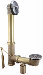 KEENEY Keeney 612RB Bath Drain Assembly, Brass, Chrome-Plated PLUMBING, HEATING & VENTILATION KEENEY