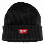 MILWAUKEE ELECTRIC TOOL CORP Cuffed Beanie Hat, Black